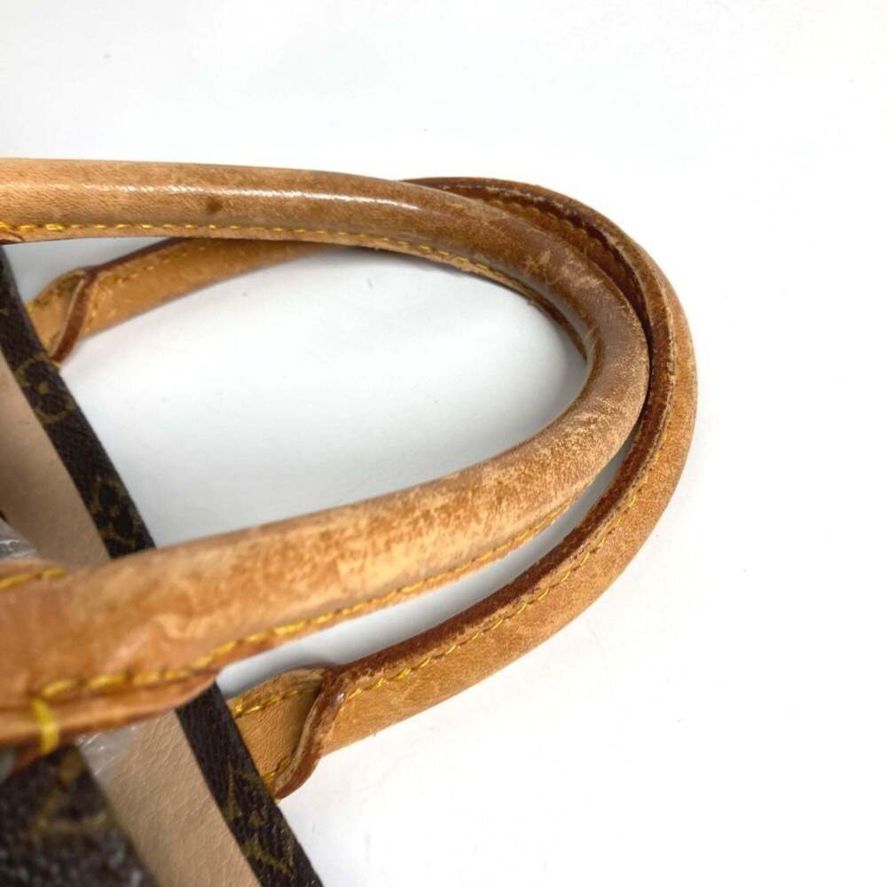 LOUIS VUITTON M51140 Monogram Sac Plat Bag, Vertical Tote Handbag, Canvas, Me... - Picture 8 of 13
